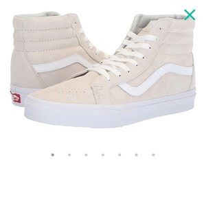 Vans SK8 Hi Reissue White Suede Hi-Top